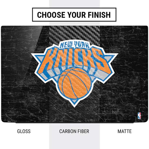 NBA New York Knicks Black Secondary Logo Dell Vostro Skin